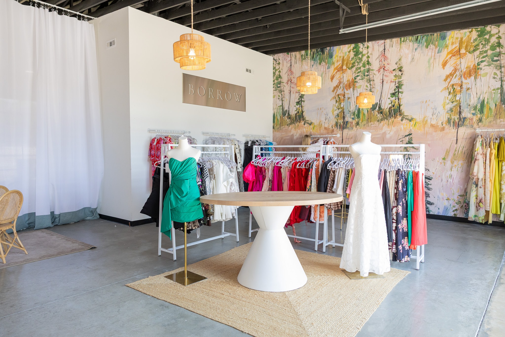 Inside the BORROW studio in Fayetteville